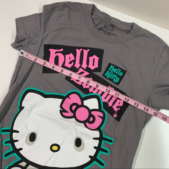 Hello Kitty Sanrio 2010 Zombie Kitty Graphic Tee With Mouse Friend Womenâs Small - Picture 4 of 9
